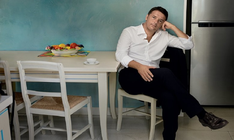 Matteo Renzi sulla cover di Vogue America
